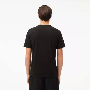 Lacoste Sport-T-shirt Zwart