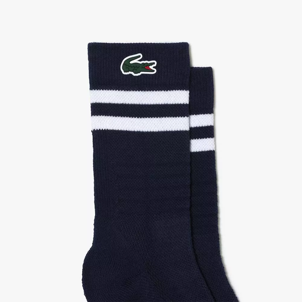 Lacoste Sport Jersey Marineblauw sokken