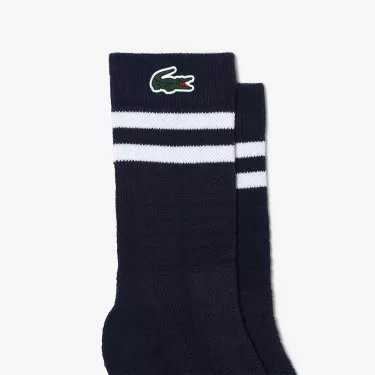 Lacoste Sport Jersey Marineblauw sokken
