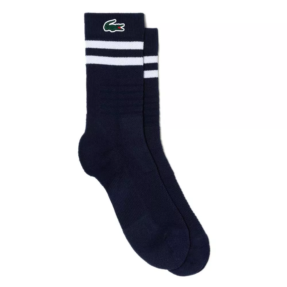 Lacoste Sport Jersey Marineblauw sokken