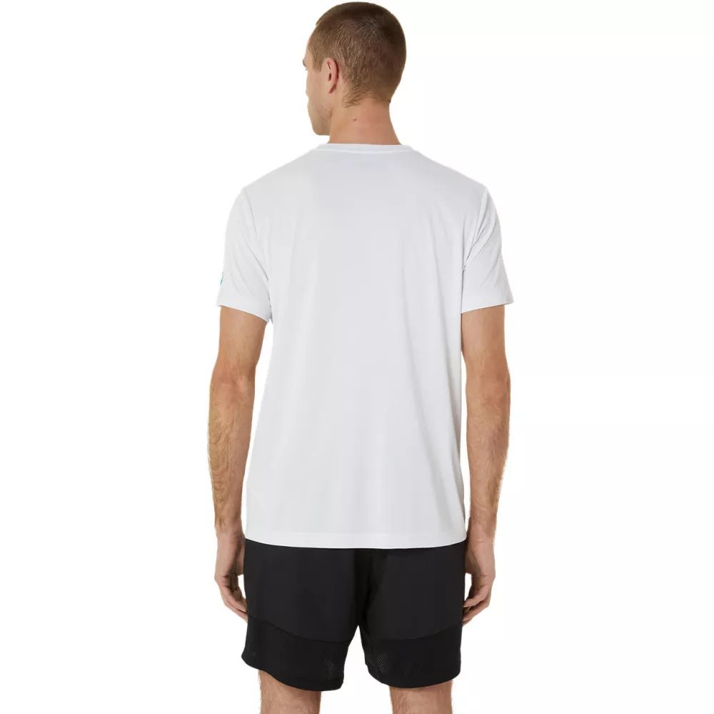 Asics Match T-Shirt Blauw
