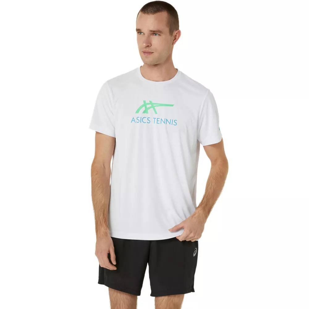 Asics Match T-Shirt Blauw