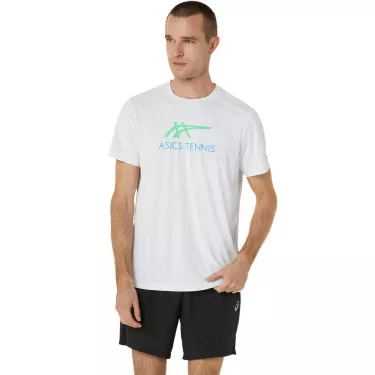Asics Match T-Shirt Blauw