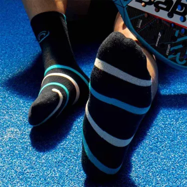 BV Sport Padel Hoge Sokken Zwart