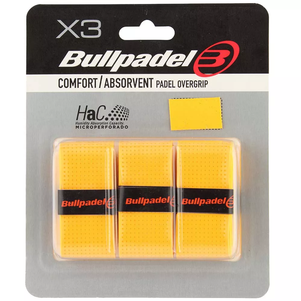 Bullpadel Sensogrip Microperforated Oranje x 3 overgrips