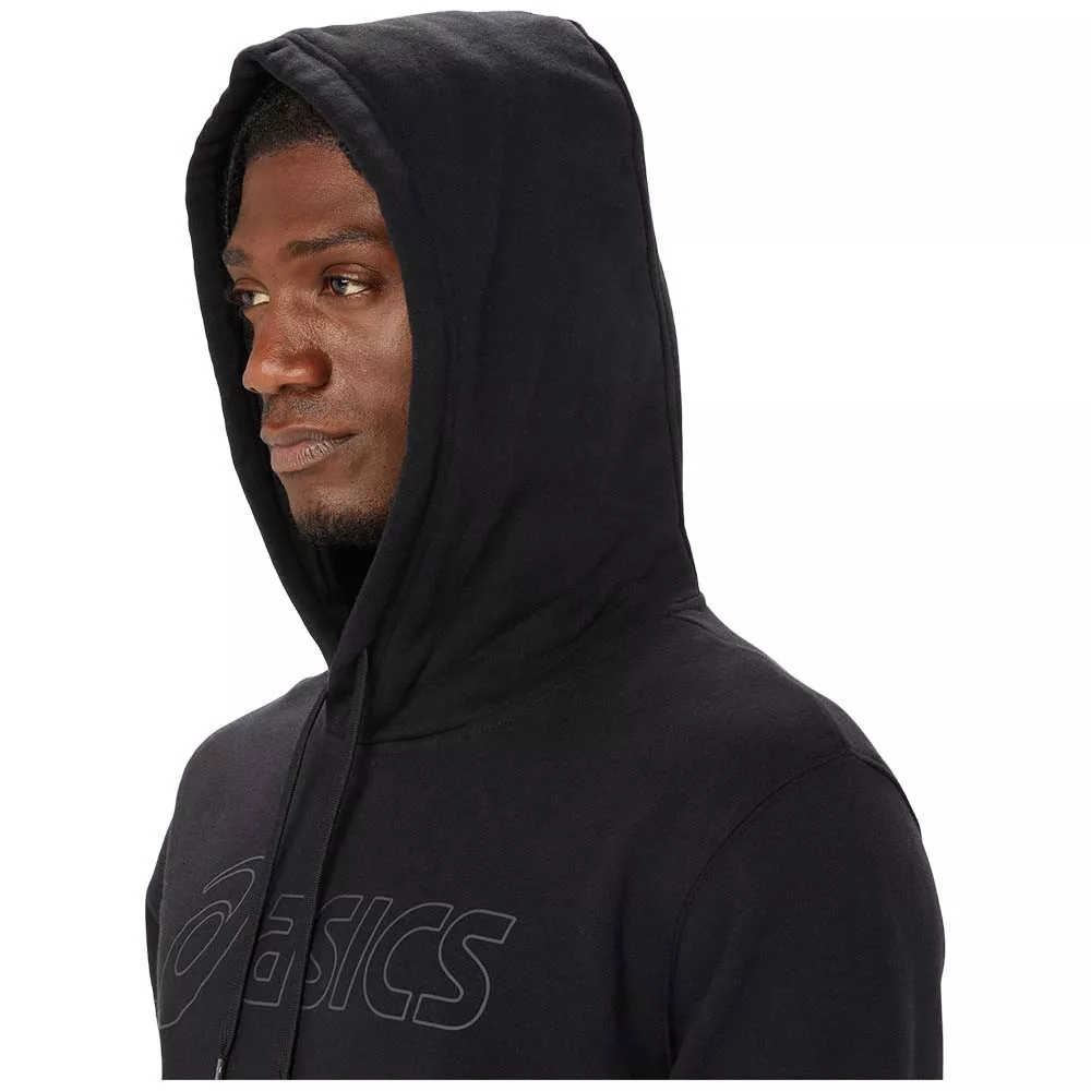 Asics Logo Hoodie Marineblauw