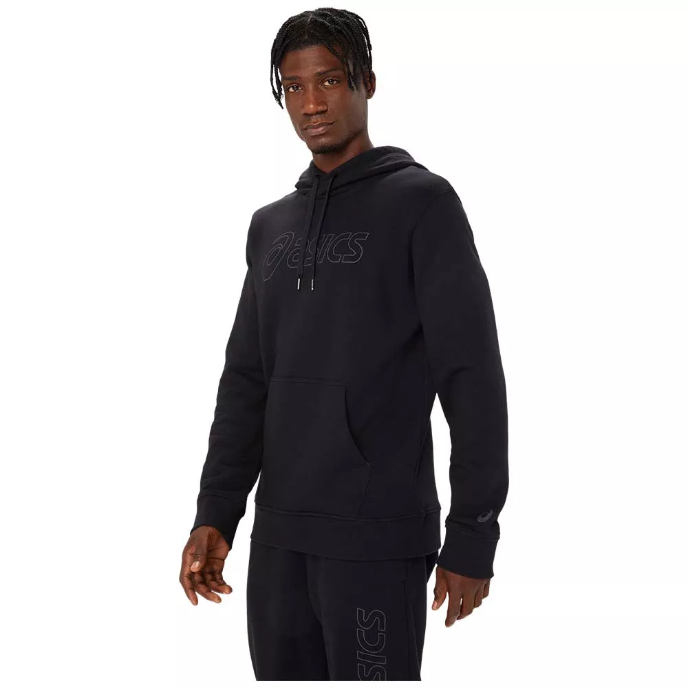 Asics Logo Hoodie Marineblauw