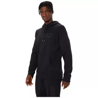 Asics Logo Hoodie Marineblauw