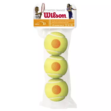 Zakje met 48 Wilson Starter Stage 2 oranje ballen