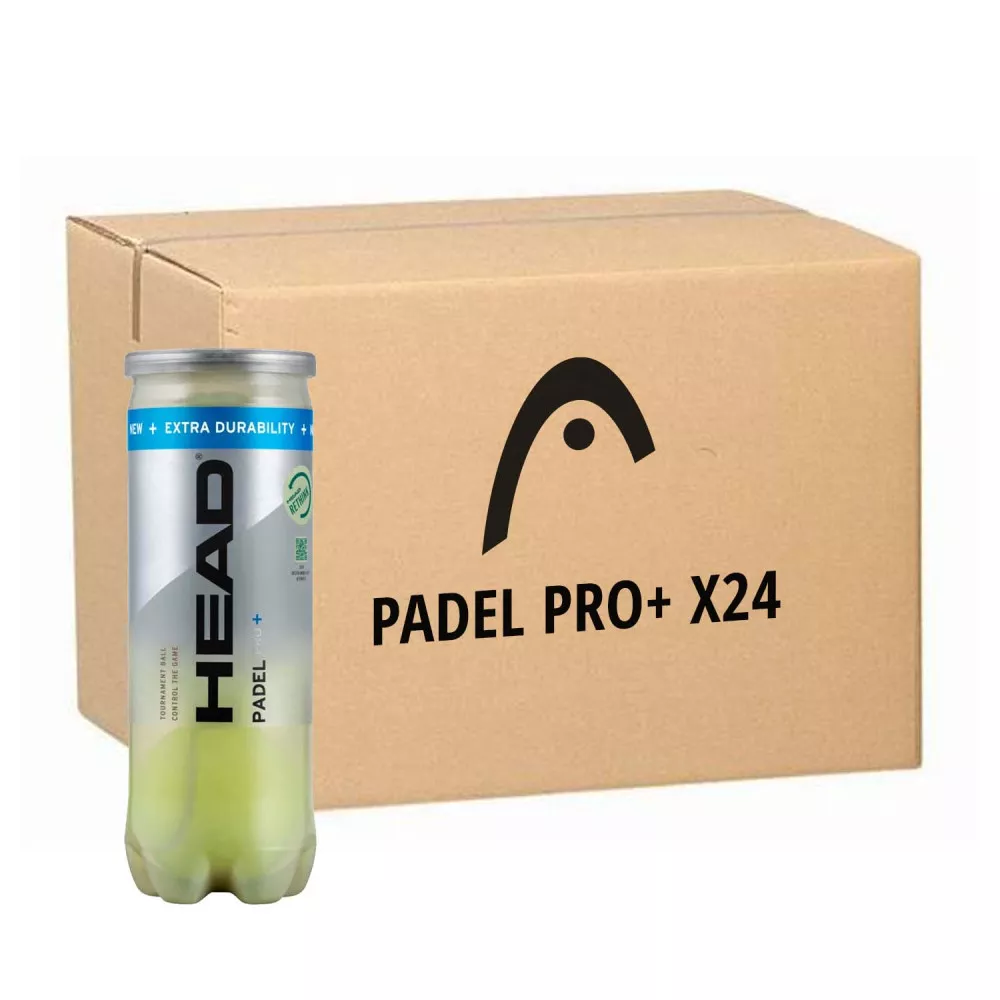Head Padel Pro+ 3 stuks geel