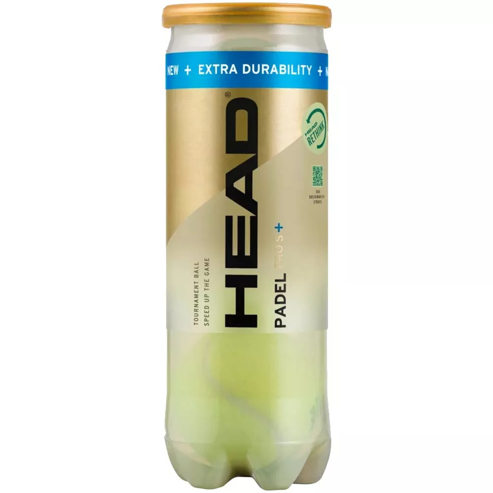 Head Padel Pro S+ 3 stuks geel