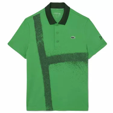 copy ofPolo Lacoste Tennis Novak Djokovic Fan Blauw/Marine Polo