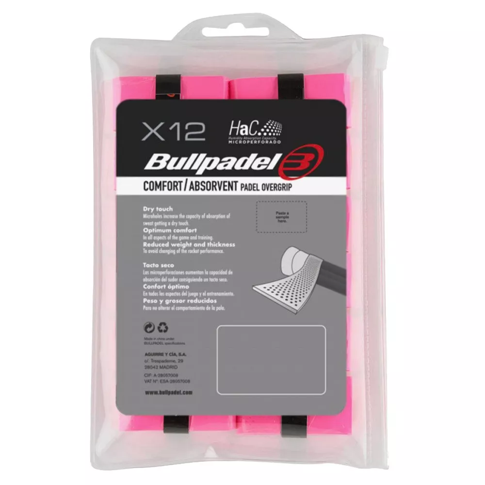copy ofBullpadel Microperforated Pink x 3 overgrips