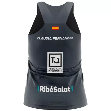 Bullpadel Lleva Claudia Fern&aacute;ndez Zwart tank top