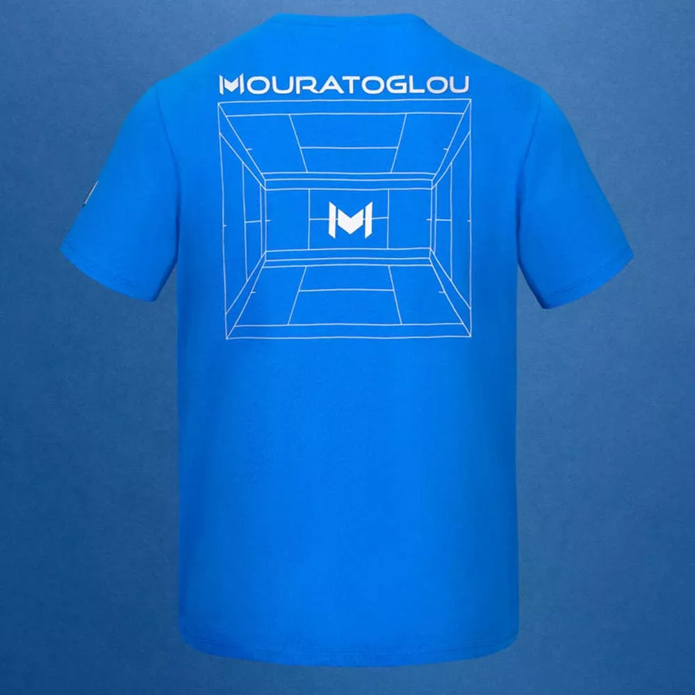 Mouratoglou Graphic T-shirt Marineblauw