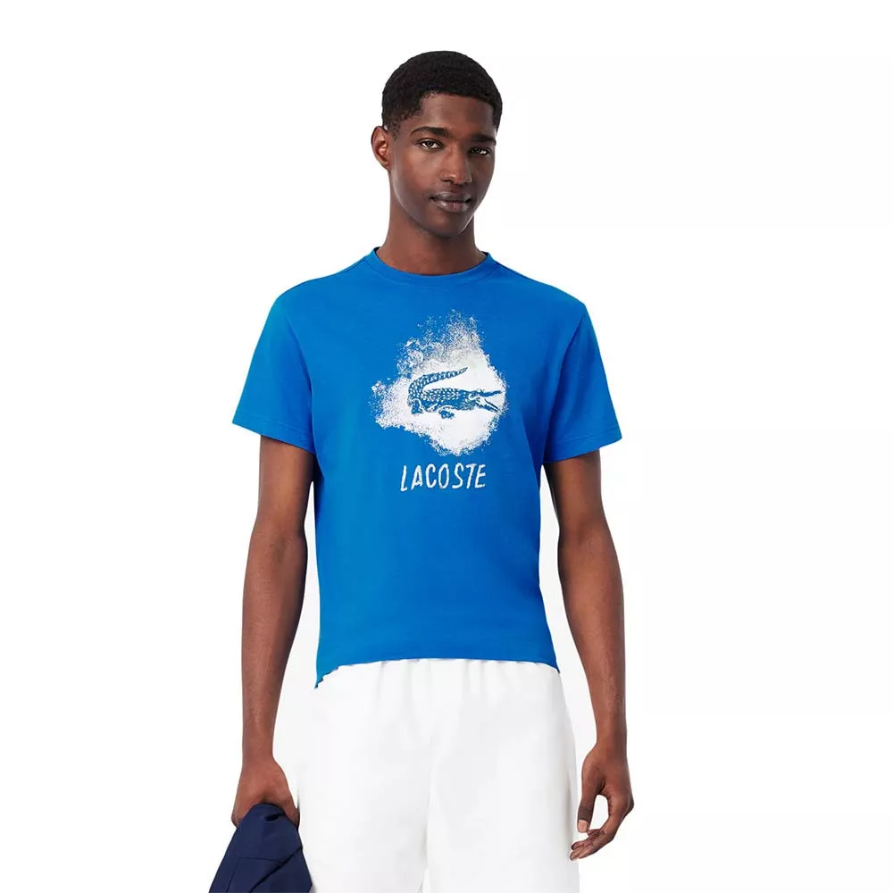 Lacoste Sport Graphic T-shirt Zwart