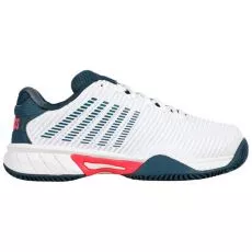 K-Swiss Court Express Zwart / Oranje junior schoenen
