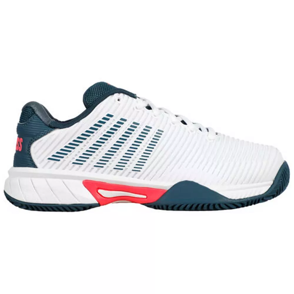 K-Swiss Court Express Zwart / Oranje junior schoenen