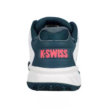 K-Swiss Court Express Zwart / Oranje junior schoenen