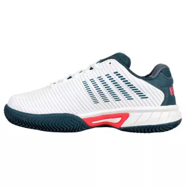K-Swiss Court Express Zwart / Oranje junior schoenen