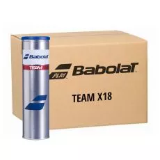 Doos 18 tubes van 4 Babolat Team ballen