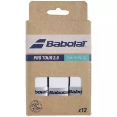 Babolat Pro Tour 2.0 Wit x 12 overgrips