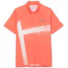 Lacoste Tennis Novak Djokovic Player Blauw / Wit Polo