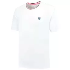 K-Swiss Hypercourt Mesh Crew T-shirt Petrolblauw
