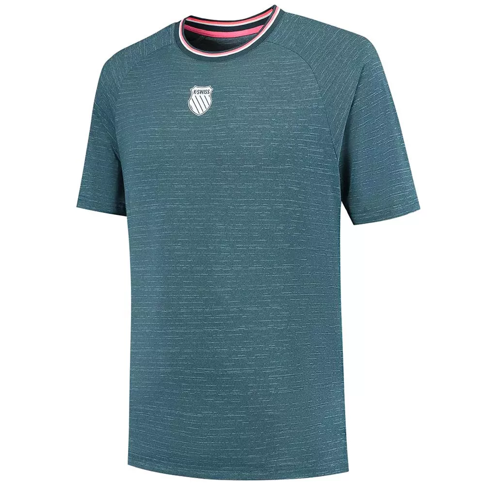 K-Swiss HypercourtTee Melange Blauw T-shirt