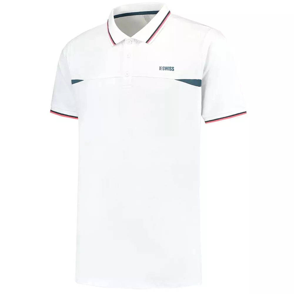 K-Swiss Hypercourt Poloshirt Petrolblauw