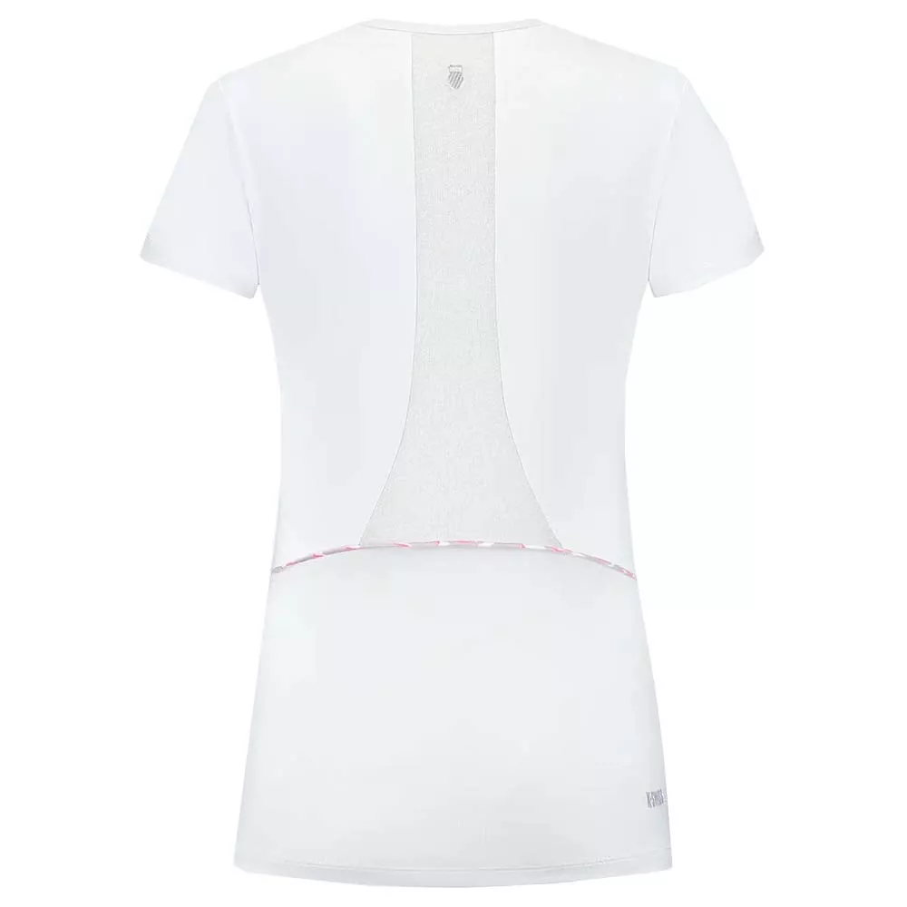 K-Swiss Hypercourt Round Neck Top 2 Wit T-Shirt