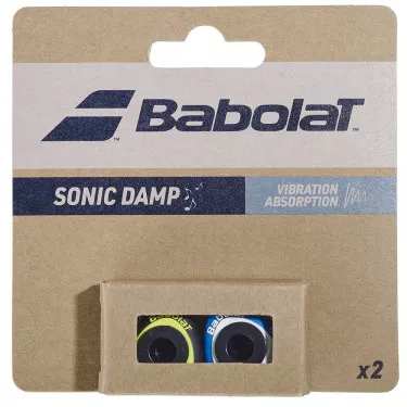 Babolat Sonic Damp Blue / Yellow x 2 Dempers