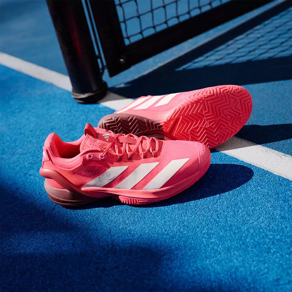 Adidas Adizero Cybersonic Clay Schoenen Zwart/Oranje