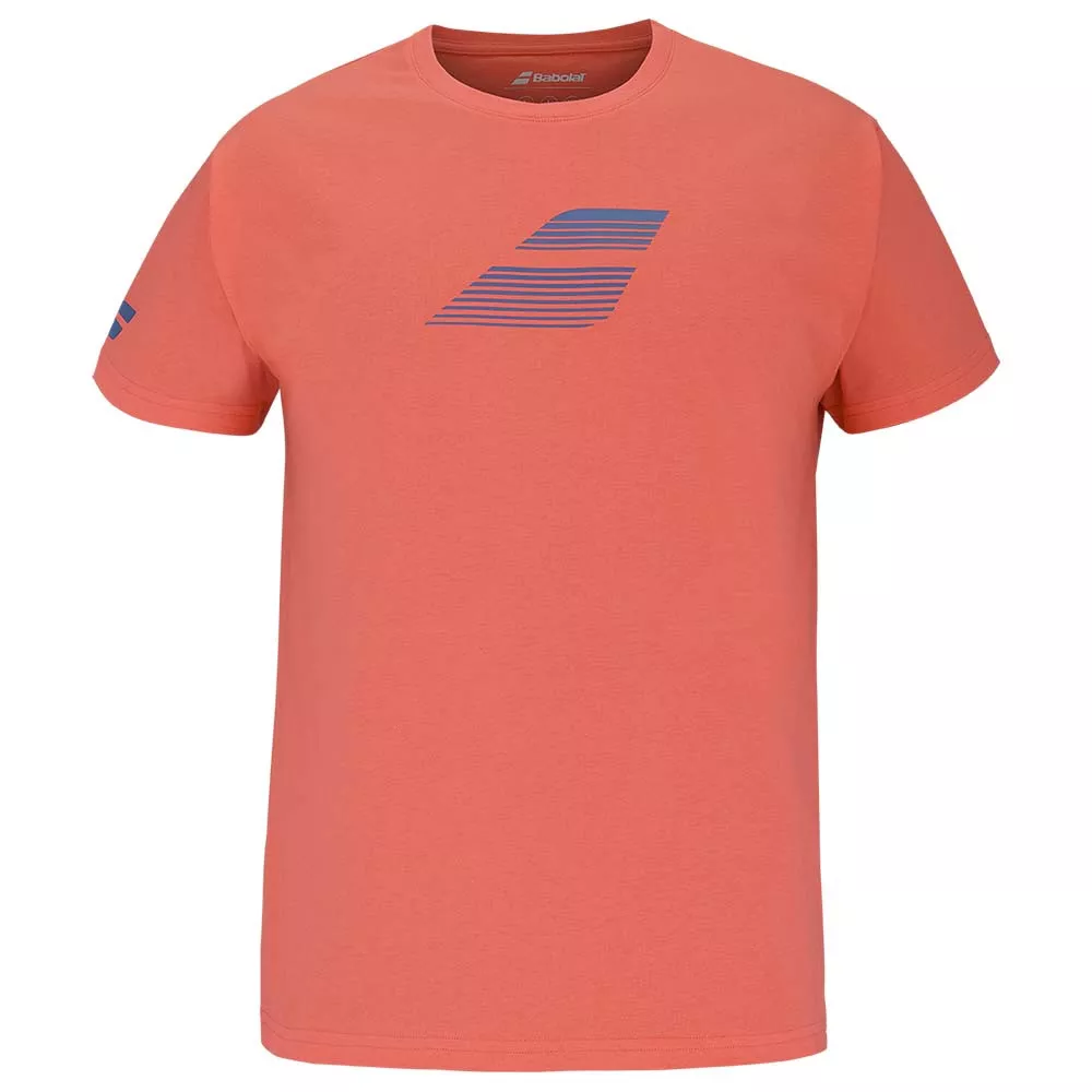 Babolat Exercise Big Flag Blauw/oranje Tee