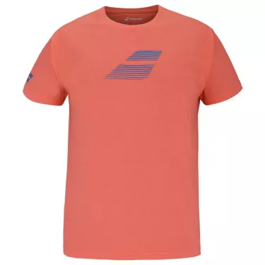 Babolat Exercise Big Flag Blauw/oranje Tee