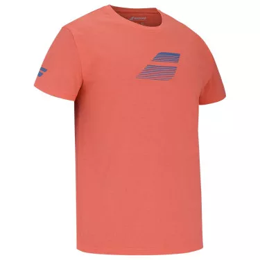 Babolat Exercise Big Flag Blauw/oranje Tee