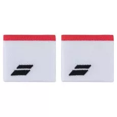 Babolat Logo Zwart / Wit polsbandjes x 2