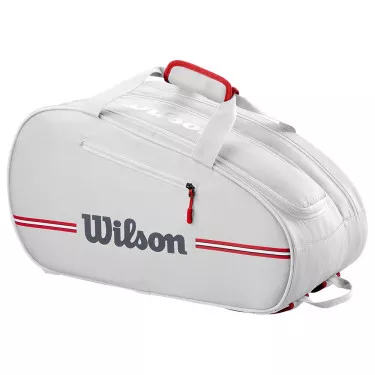 Wilson Team Padel Heather Grijs / Rood tas