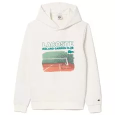 Lacoste Roland Garros Club-hoodie wit