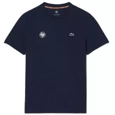 Lacoste Tennis Roland Garros Marineblauw T-Shirt