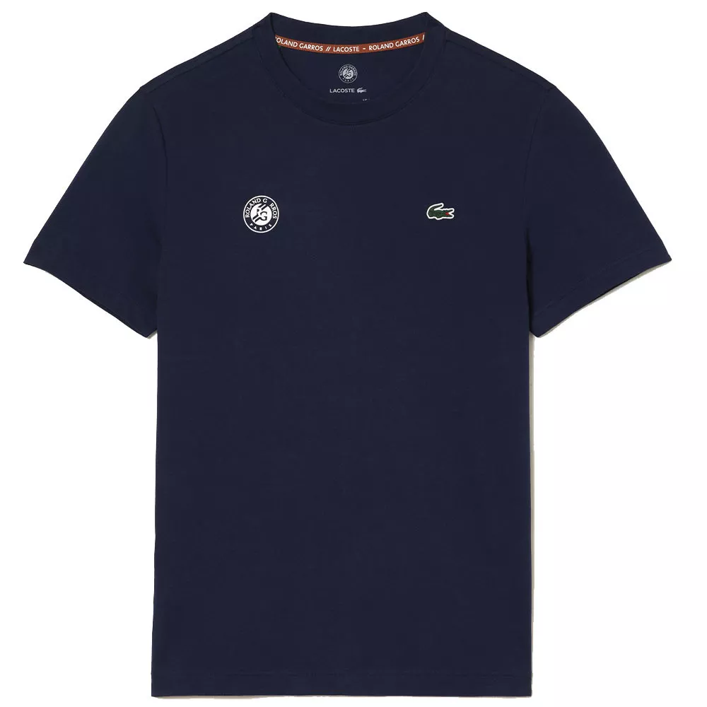 Lacoste Tennis Roland Garros Marineblauw T-Shirt