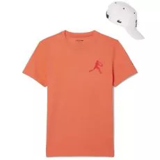 Pak T-shirt + Cap Lacoste Tennis x Novak Djokovic Wit