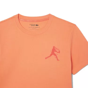 Pak T-shirt + Cap Lacoste Tennis x Novak Djokovic Wit
