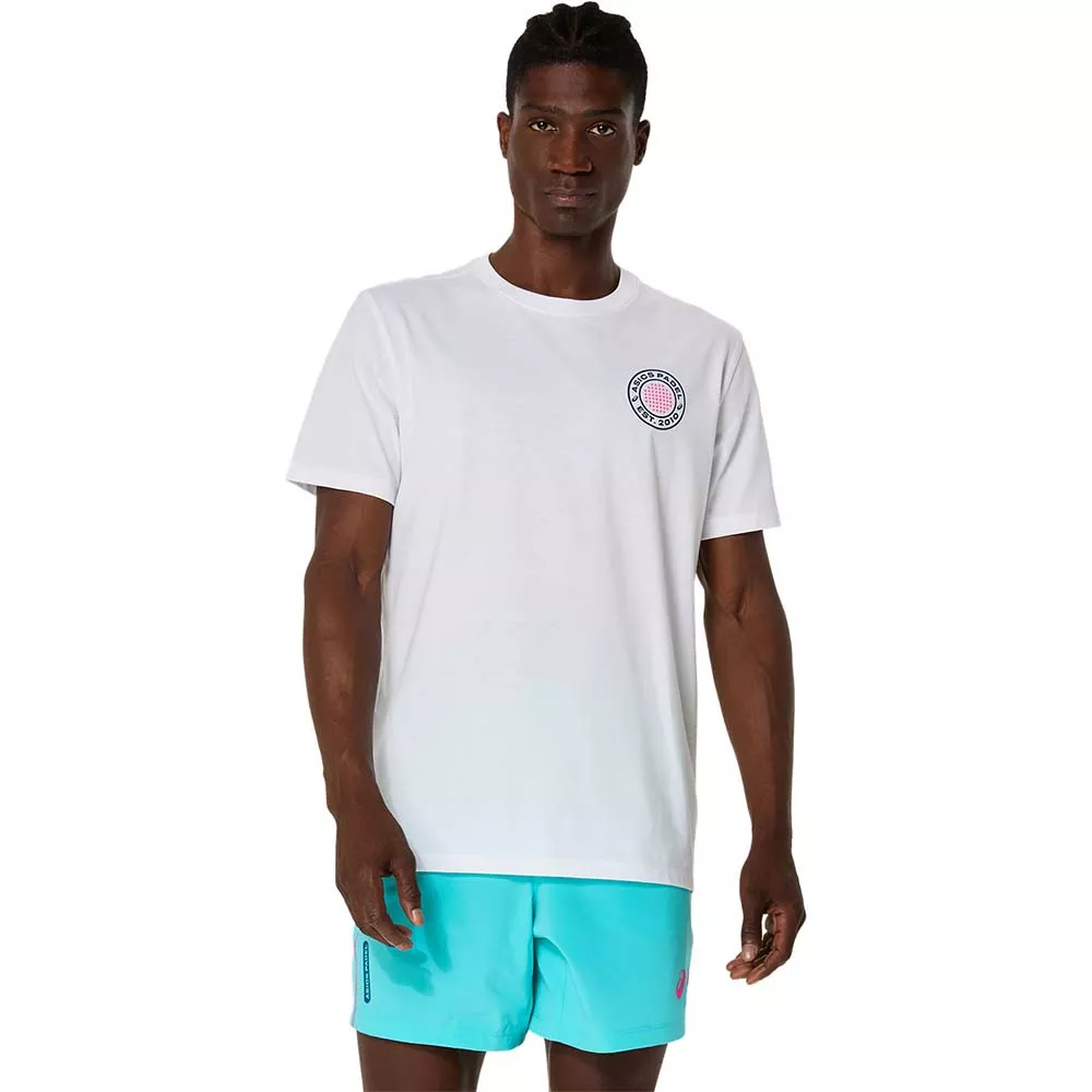 Asics Padel Court SS T-Shirt Lichtblauw
