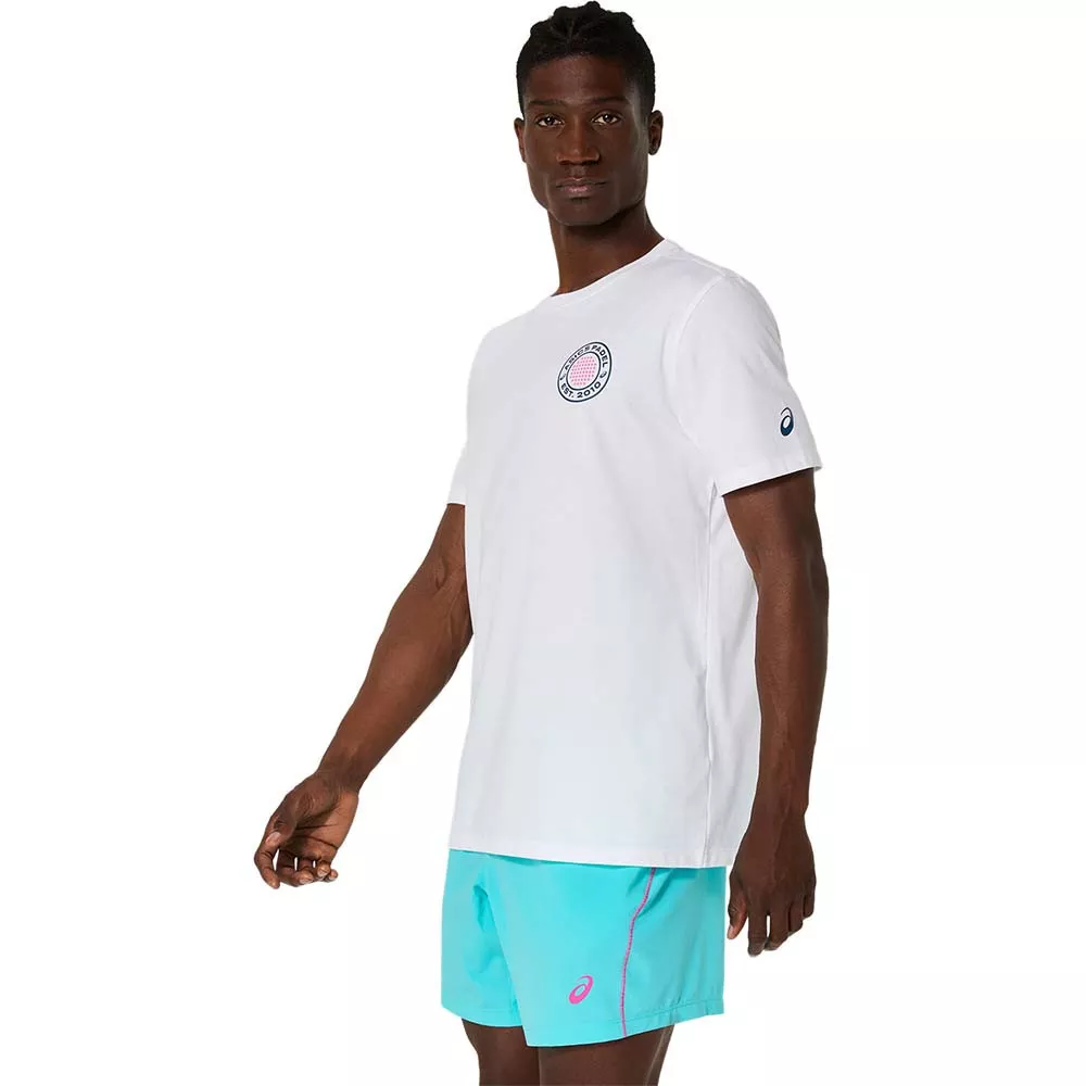 Asics Padel Court SS T-Shirt Lichtblauw