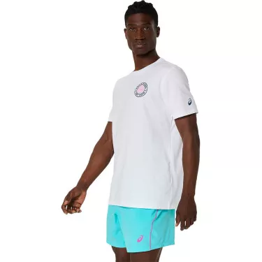 Asics Padel Court SS T-Shirt Lichtblauw