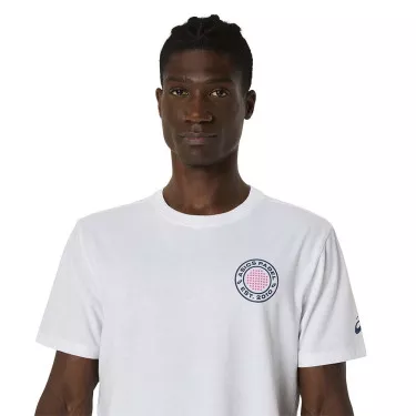 Asics Padel Court SS T-Shirt Lichtblauw