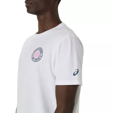 Asics Padel Court SS T-Shirt Lichtblauw