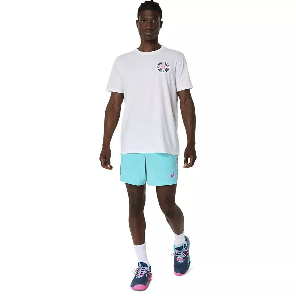 Asics Padel Court SS T-Shirt Lichtblauw