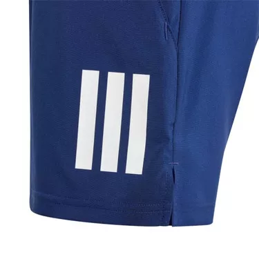 Adidas Junior Club 3 Stripes Marineblauw Short